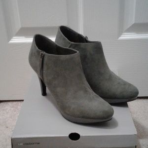 Gray Ankle Boots